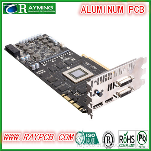 White solder 1.6mm FR4 led long pcb board aluminium led pcb with lead HASL